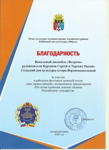 Наши достижения 2020 год